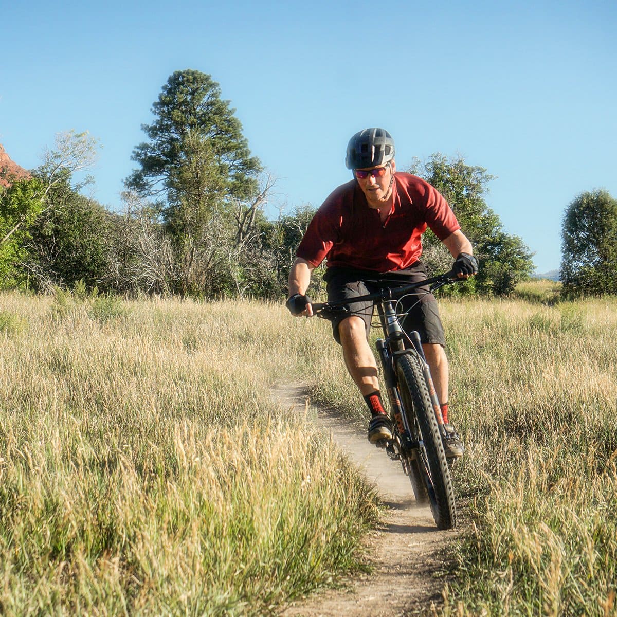 Mountain biker